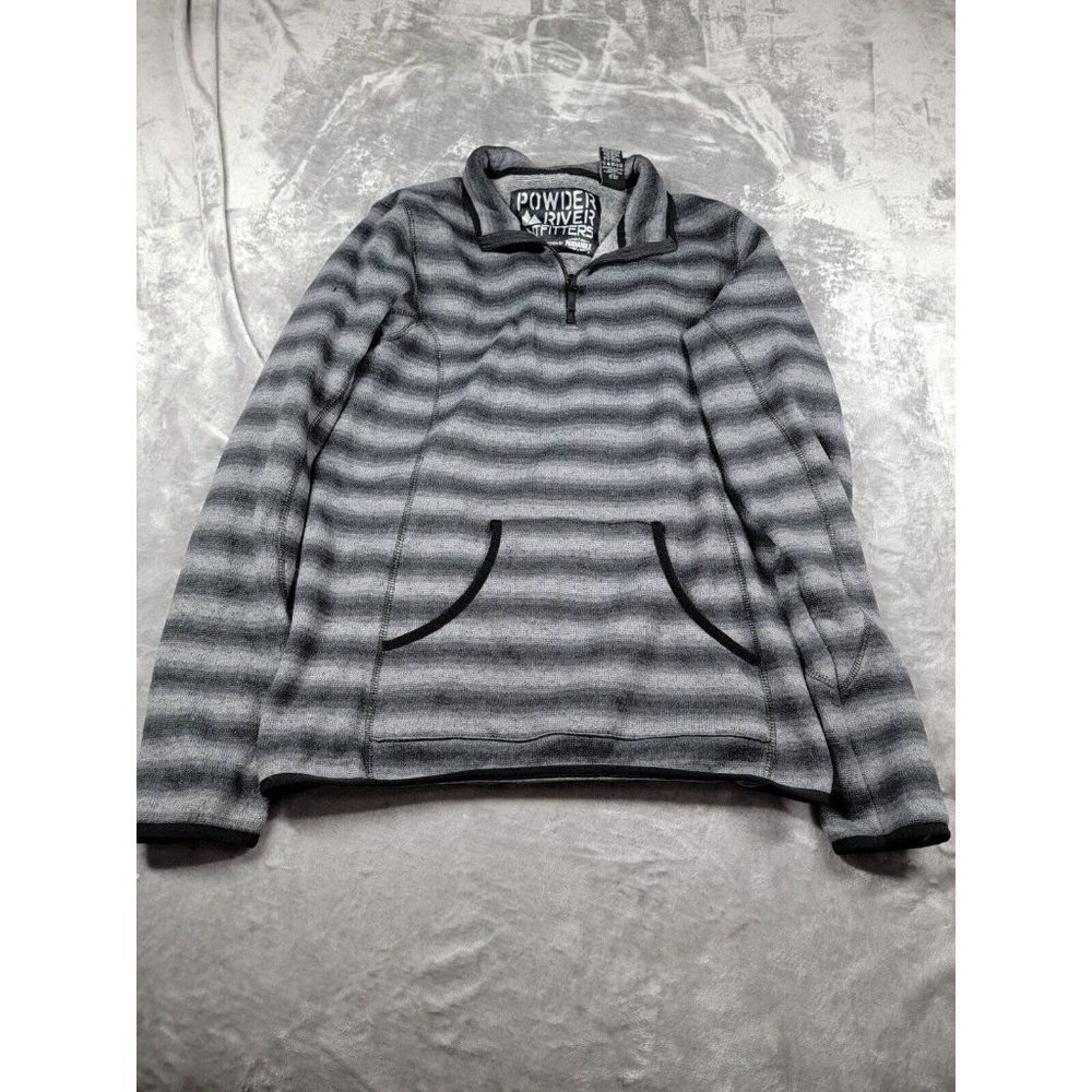 Powder River Outfitters Pullover Womens Large Western 1/4 Zip Outdoors Sweater